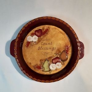 GRASSLANDS ROAD Pie dish